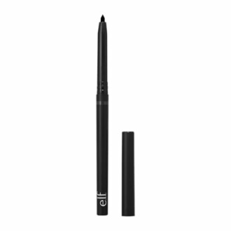 e.l.f. black eyeliner pencil with cap off