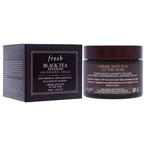 Fresh Black Tea Advanced Age Renewal Cream with packaging