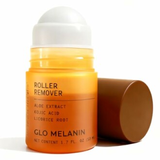 Glo Melanin roller remover with aloe, kojic acid, and licorice root