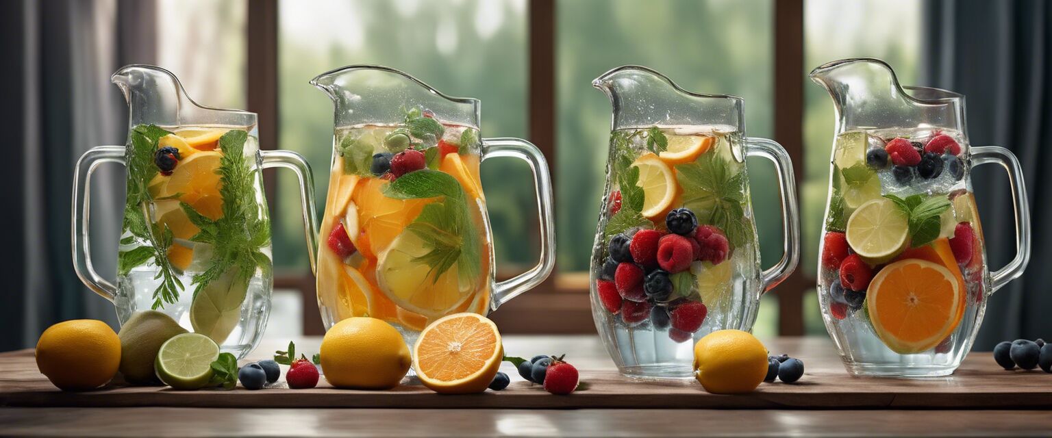 Infused water for hydration