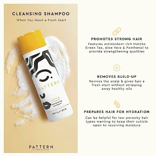 Pattern Cleansing Shampoo with benefits and features