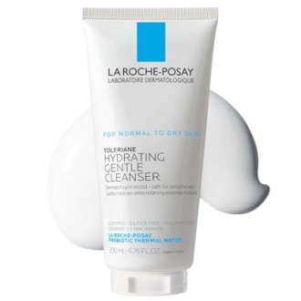 La Roche-Posay Toleriane Hydrating Gentle Cleanser tube.