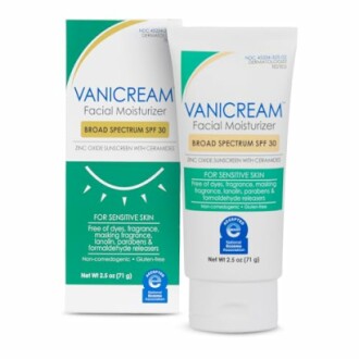 Vanicream Facial Moisturizer with SPF 30 for sensitive skin.